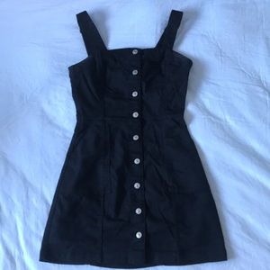 Button-Front Overall Dress